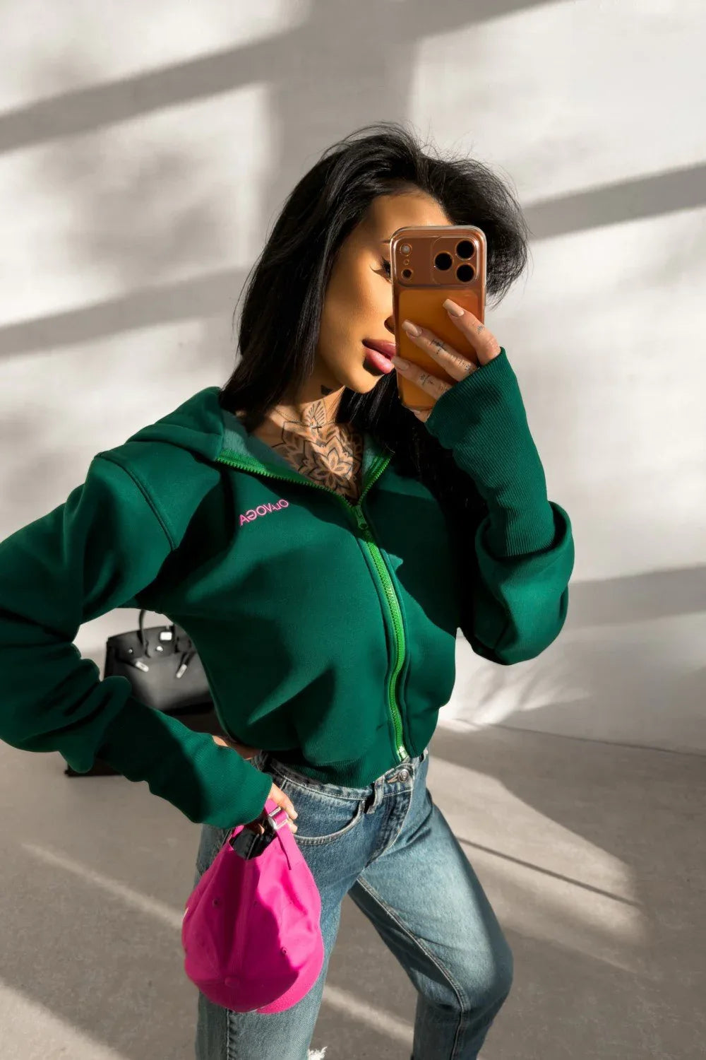 Olive green Lumink sweater
