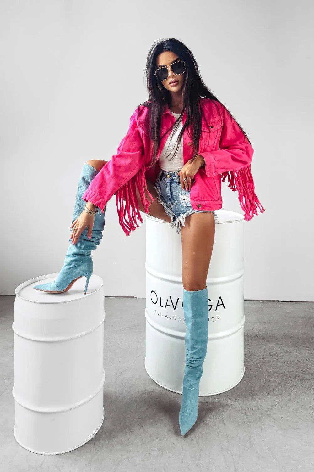 Olavoga Sanil Jeansjacke