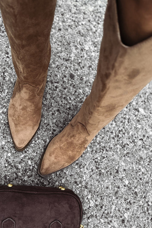 Olive POINT boots