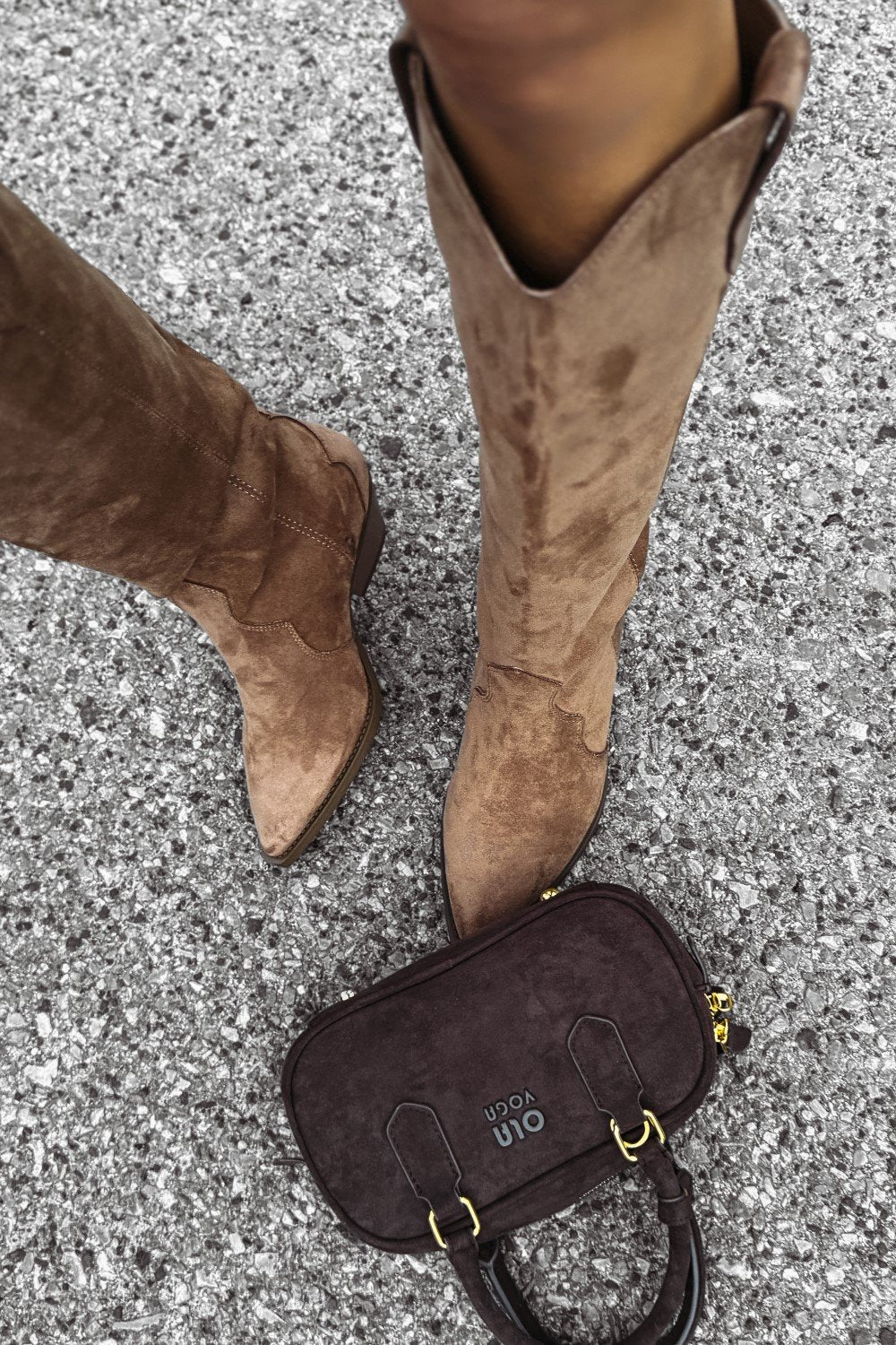 Olive POINT boots