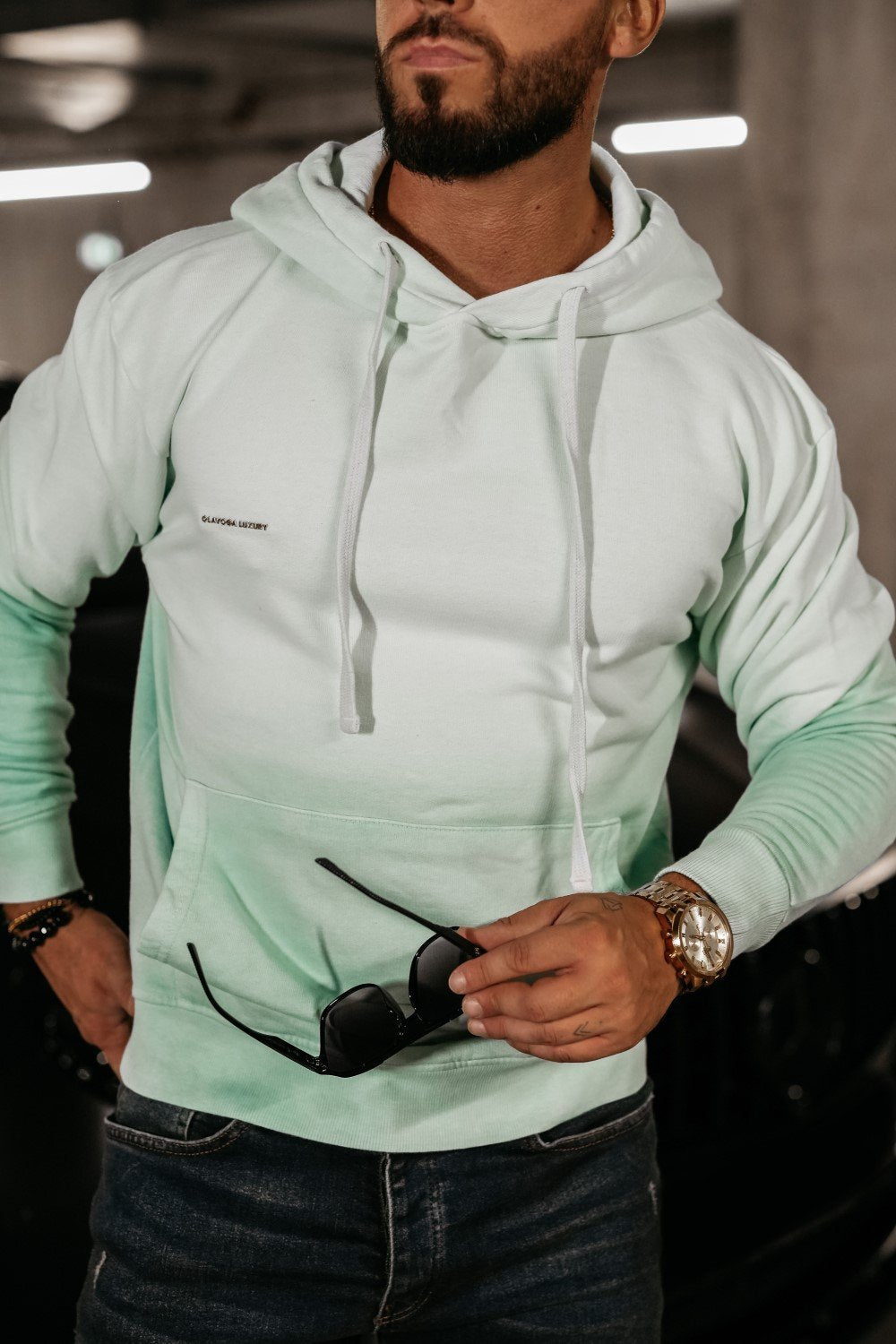 Fade Men kapucnis pulóver