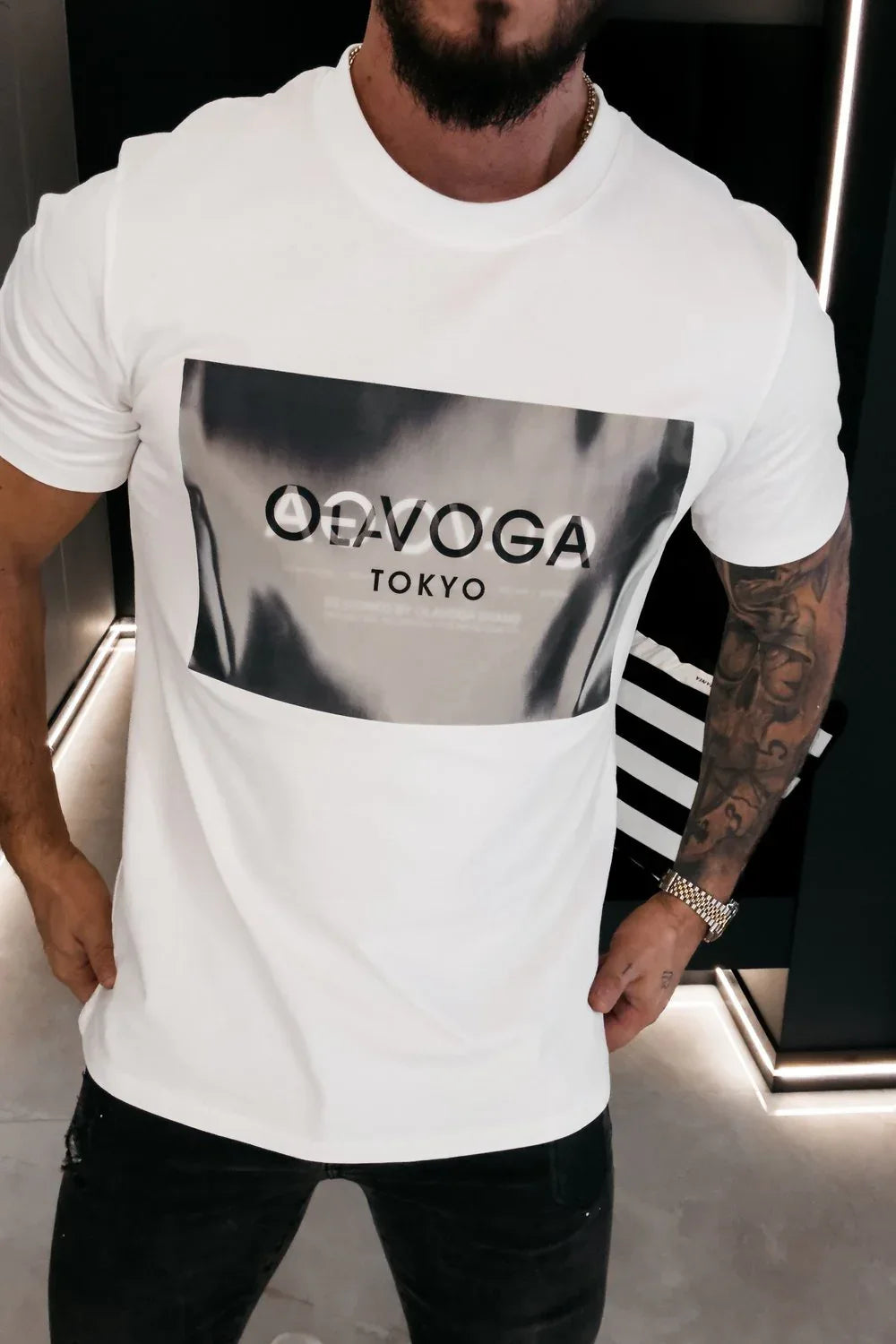 Olavoga Almain rövid ujjú póló