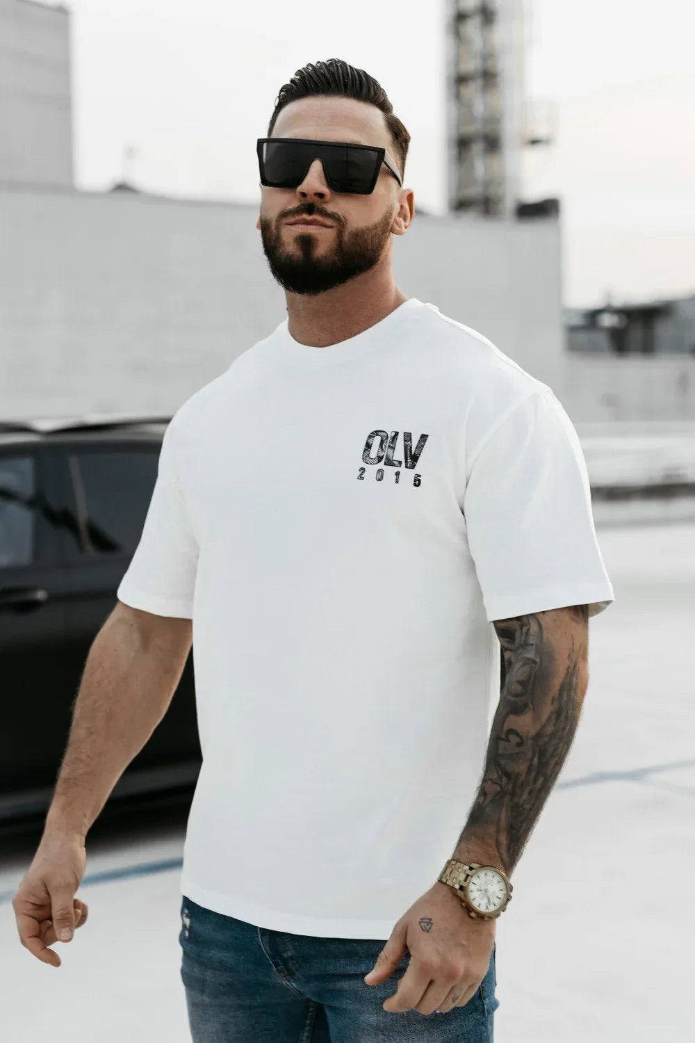 Olavoga Bakar Kurzarm-T-Shirt