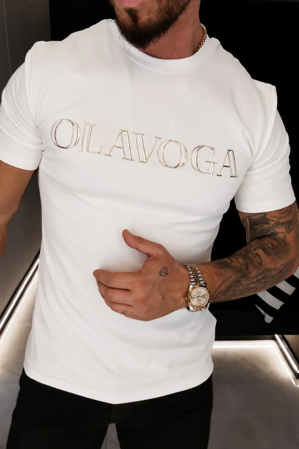 Olavoga Berg Kurzarm-Shirt
