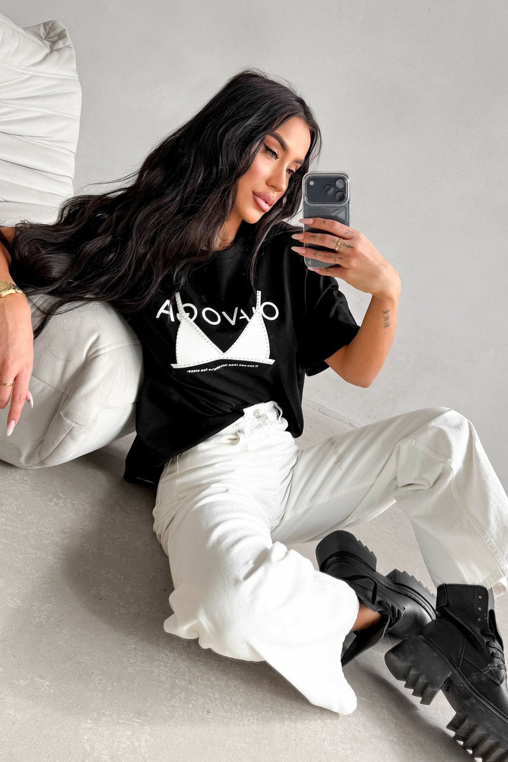 Olavoga Brafitti T-Shirt mit kurzen Ärmeln