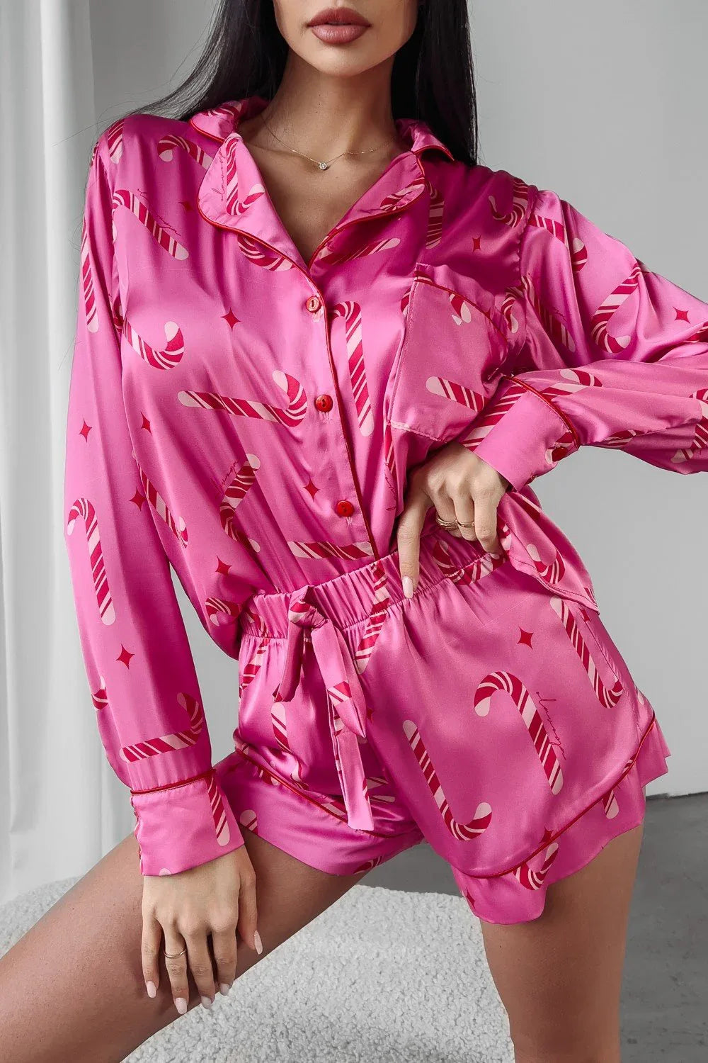 Olavoga – Pyjama-Set „Candy Canes“