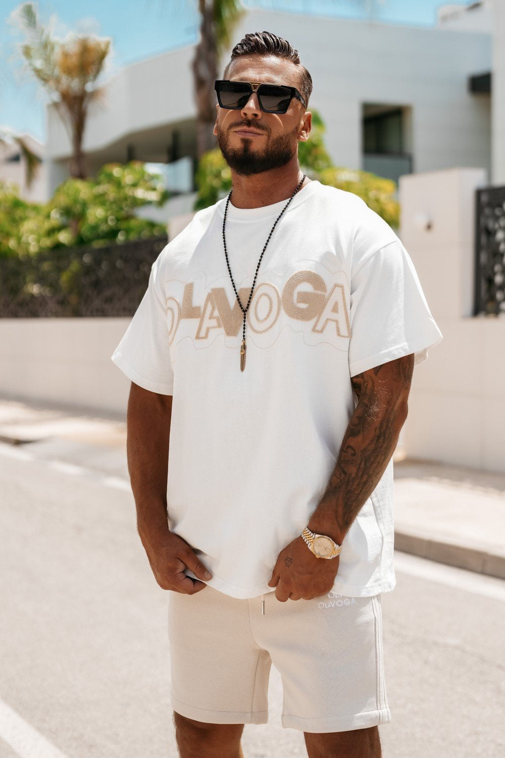 Olive Convex short sleeve t-shirt