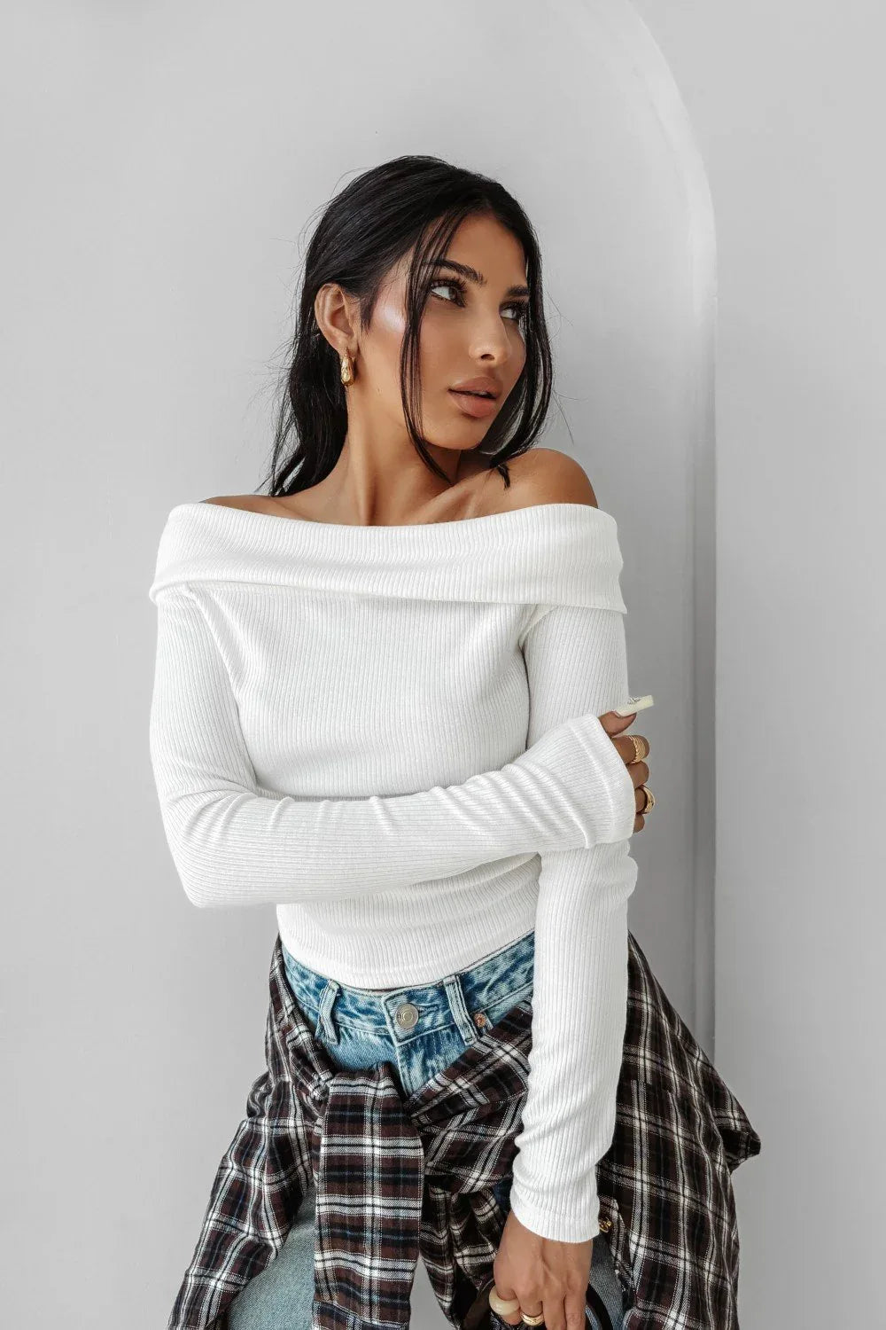 Olavoga CREAMED TOOTH Bluse
