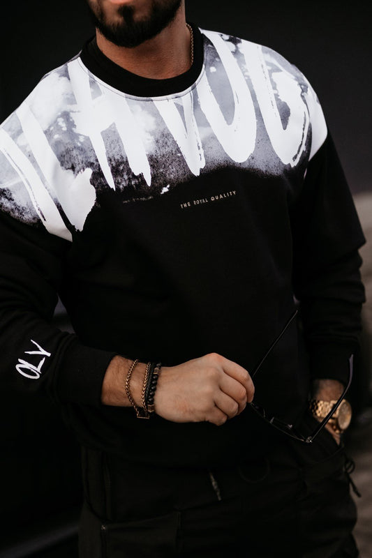 Olive Graffiti Sweater