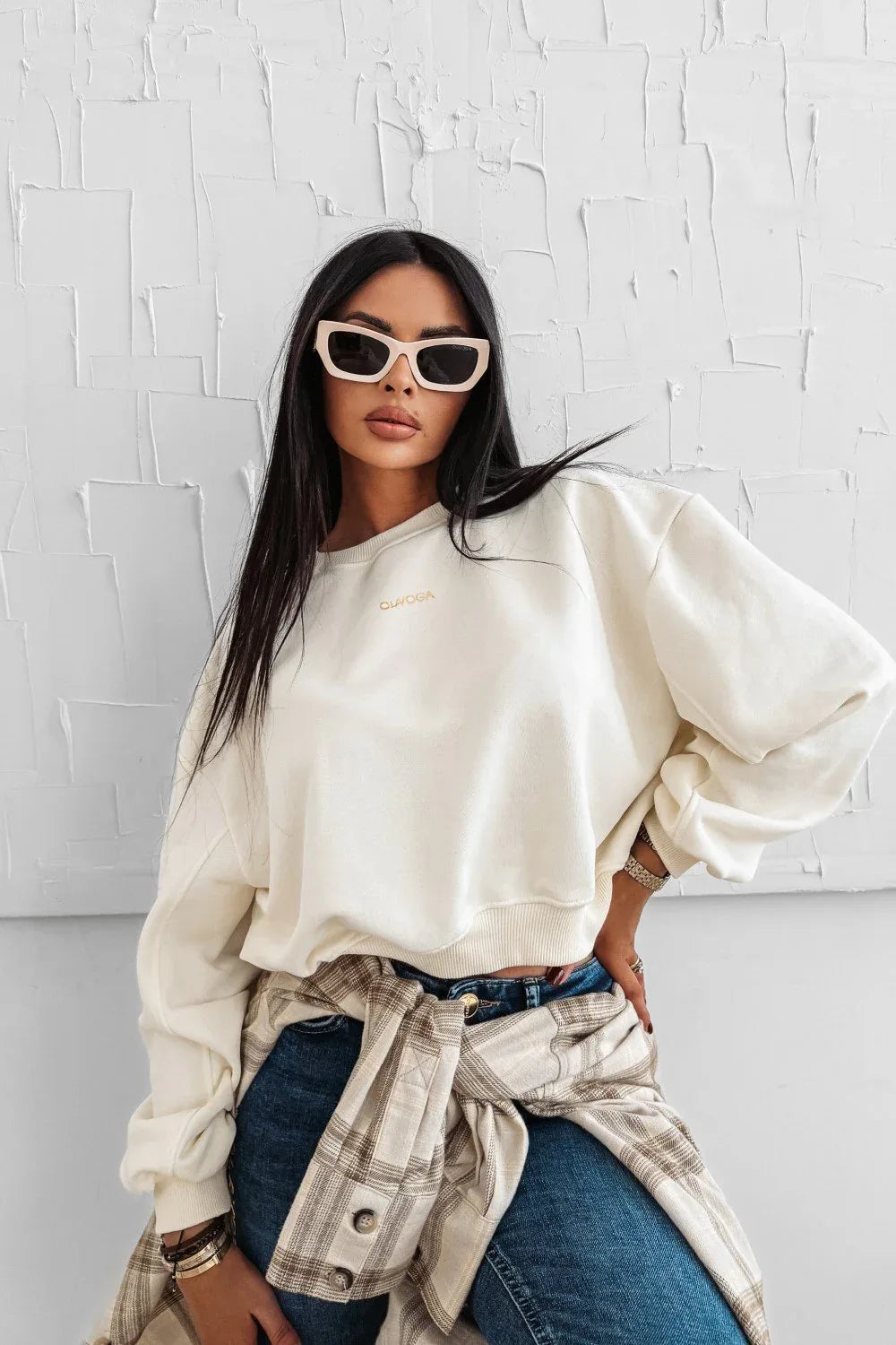 Olavoga Grav Pullover