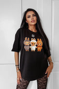 Olavoga – Kurzärmliges T-Shirt mit seitlichem Herzmuster