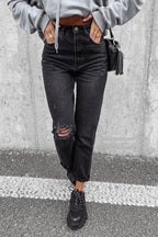 Olive green Lastro jeans
