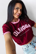 Olavoga Zitronen-Kurzarm-T-Shirt