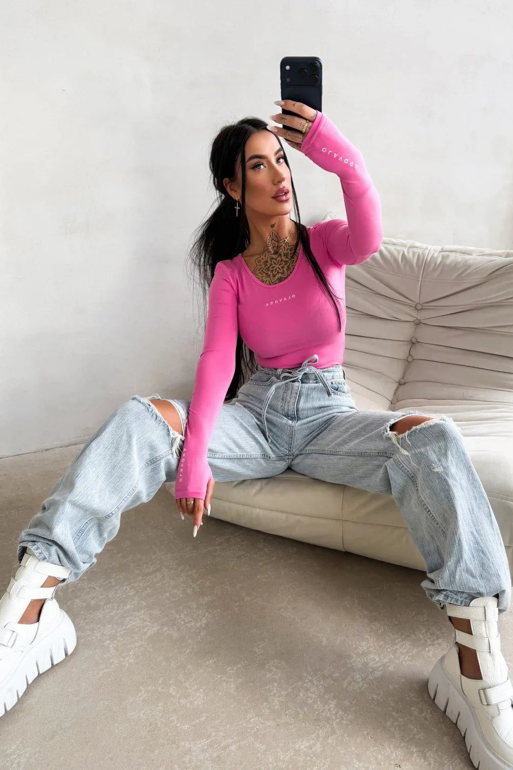 Olavoga Limi long-sleeve top