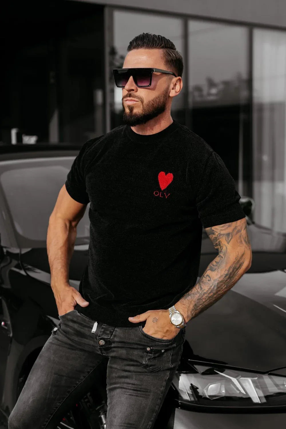 Olavoga Luv Langarm-T-Shirt