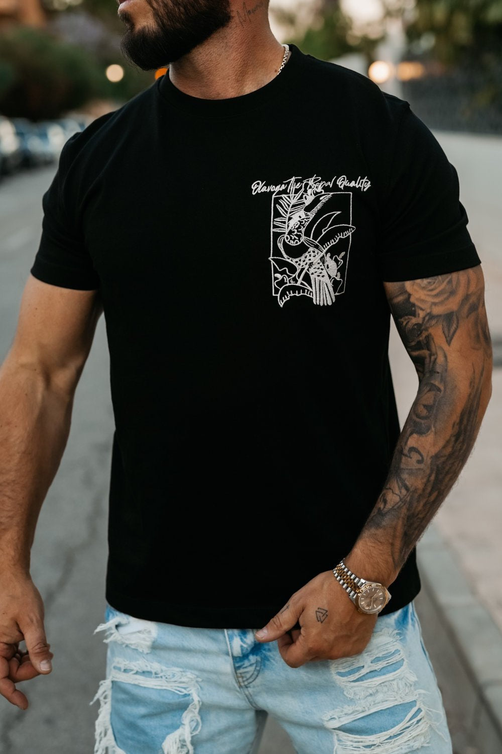 Olavoga Luxveence T-Shirt mit kurzen Ärmeln