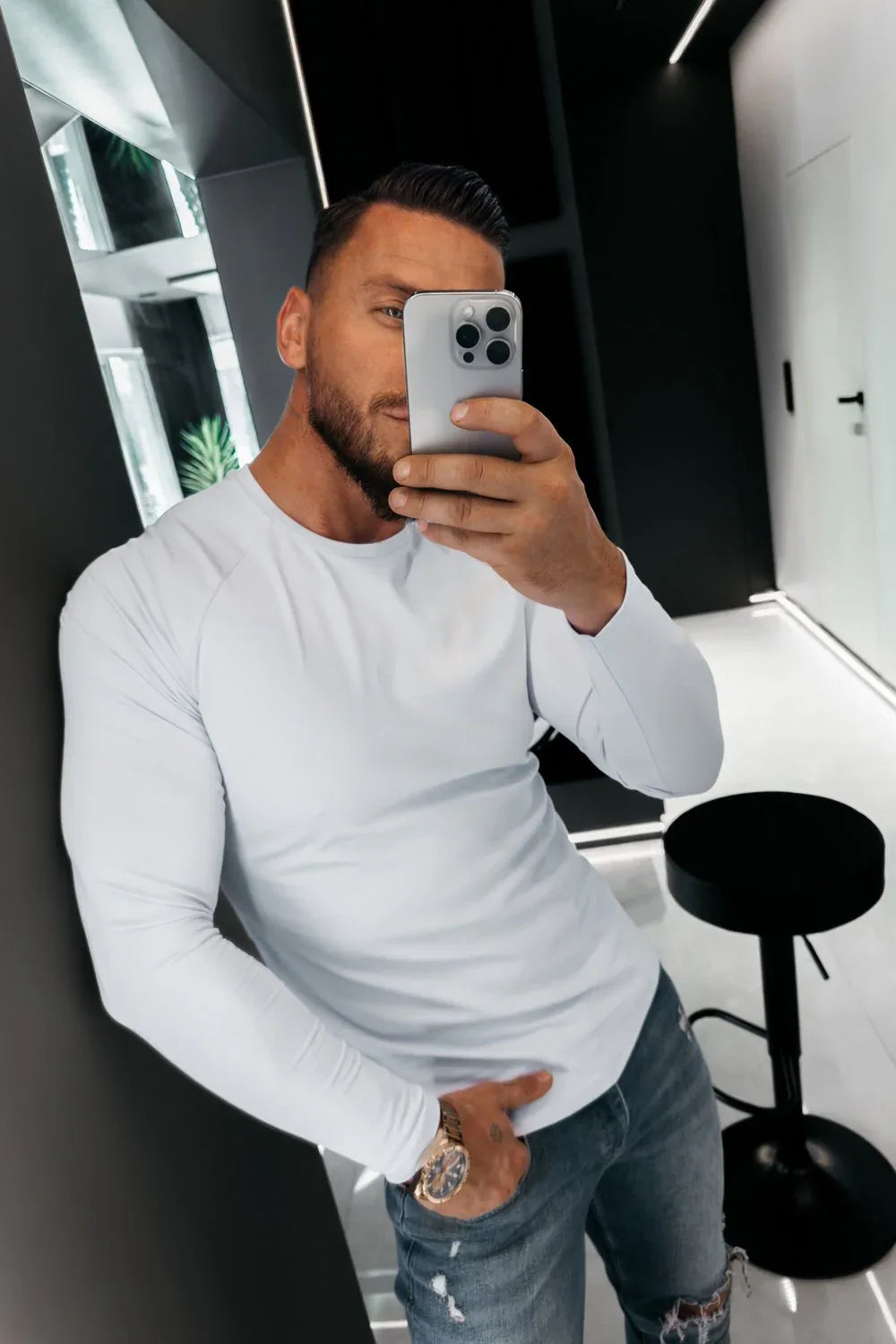 Olavoga Mire Langarmshirt