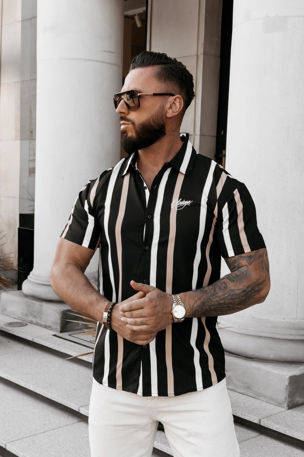 Olavoga Mius Kurzarm-Hemd