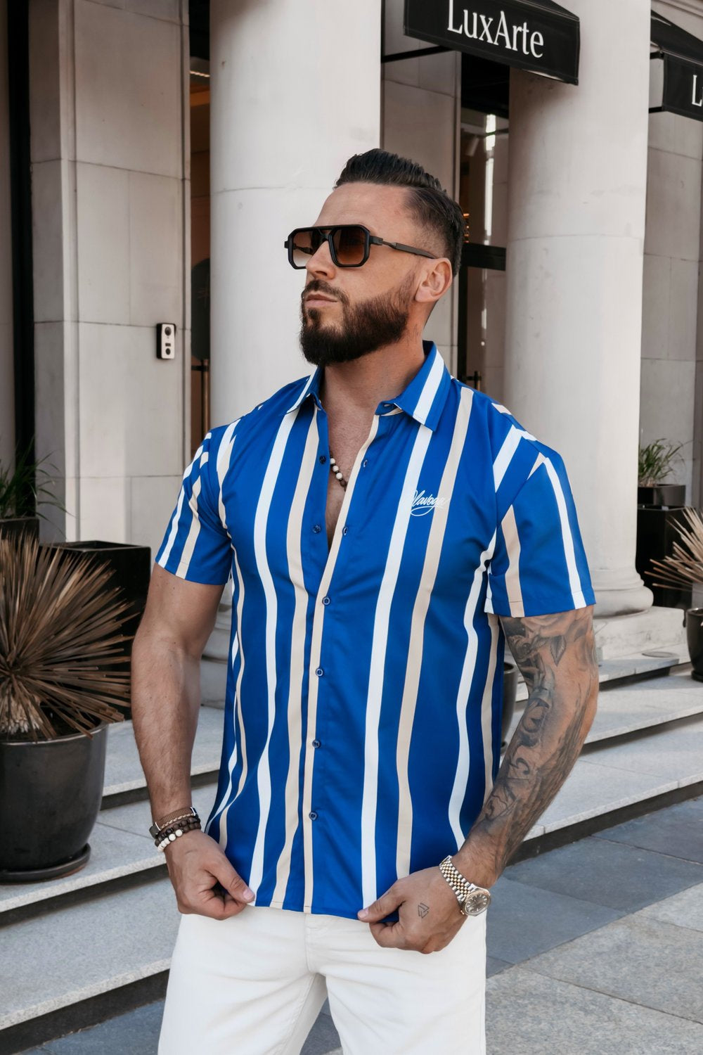 Olavoga Mius Kurzarm-Hemd