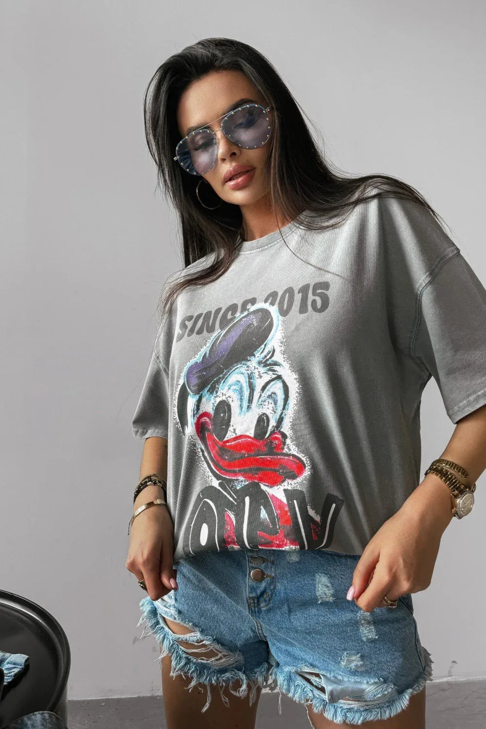 Olavoga Mose T-Shirt mit kurzen Ärmeln