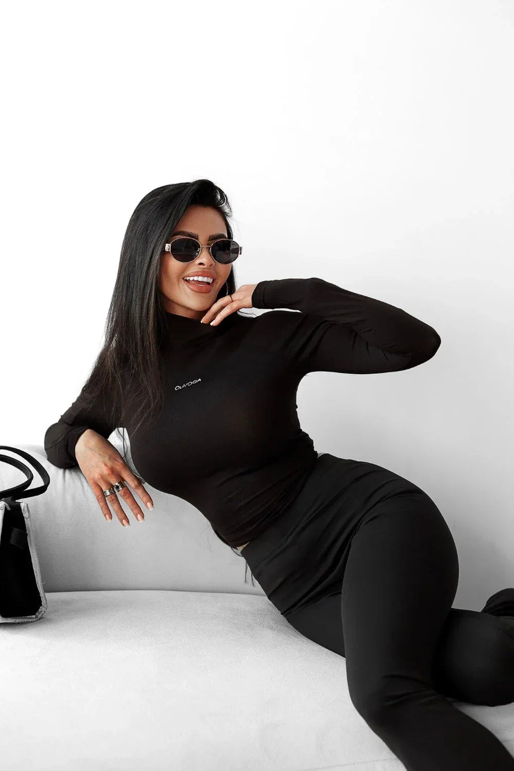 Olavoga Polvi Langarm-Rollkragenpullover