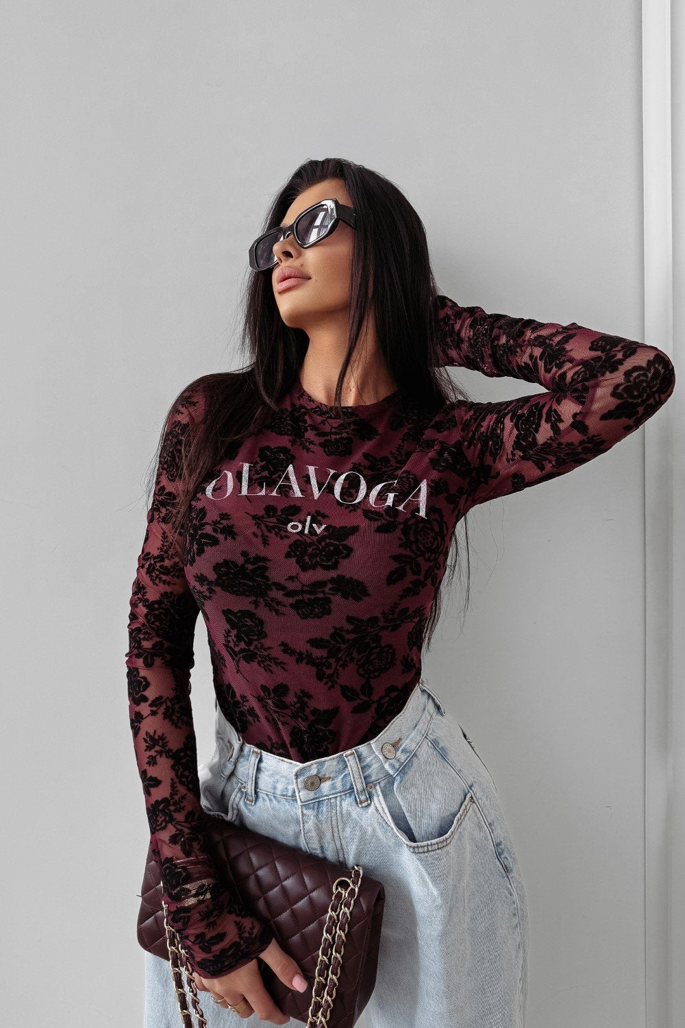 Olavoga Sepia hosszú ujjú felsõ