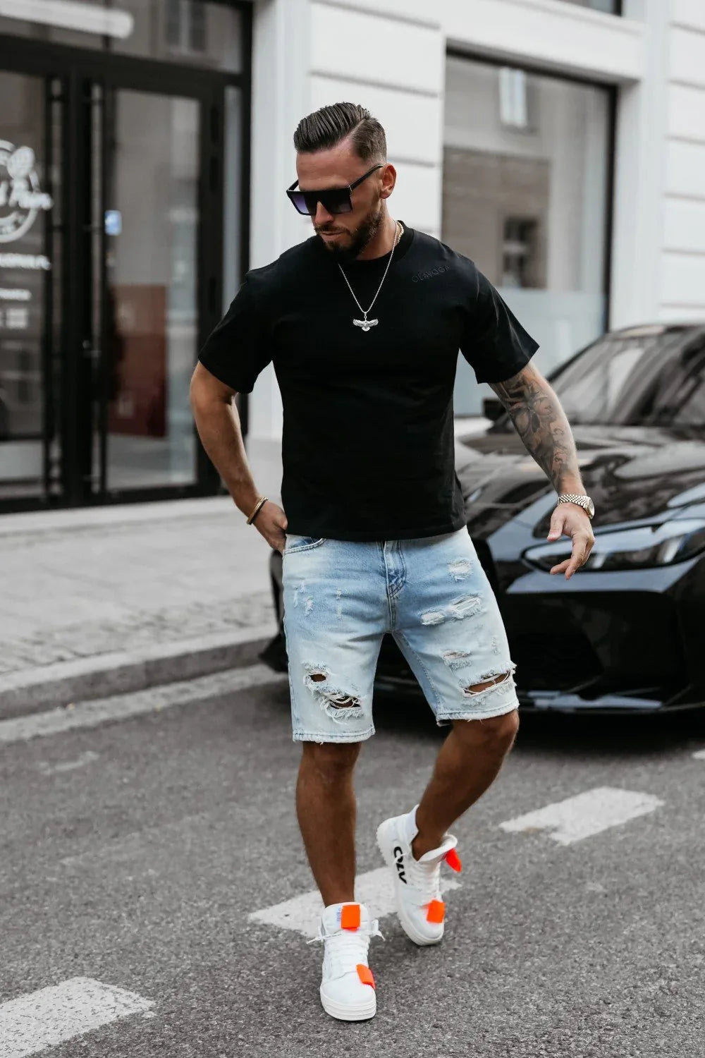 Olavoga Shadow Luxe Kurzarm-T-Shirt