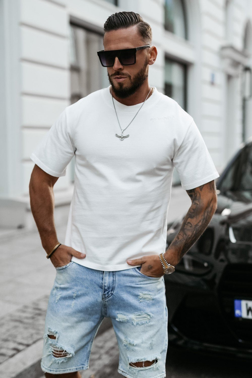Olavoga Shadow Luxe rövid ujjú póló