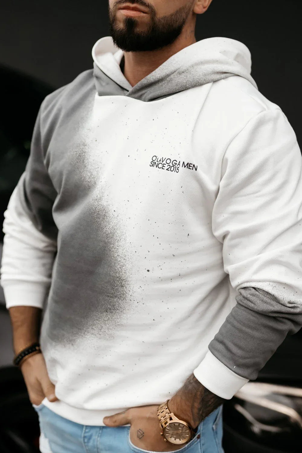 Olavoga Splash Kapuzenpullover
