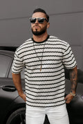 Olavoga Strip Langarm-T-Shirt