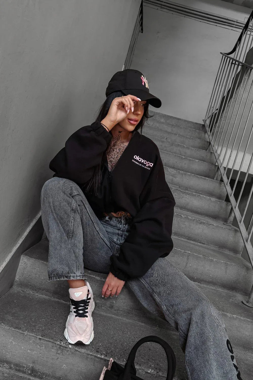 Olavoga Tulip Zip-Sweatshirt