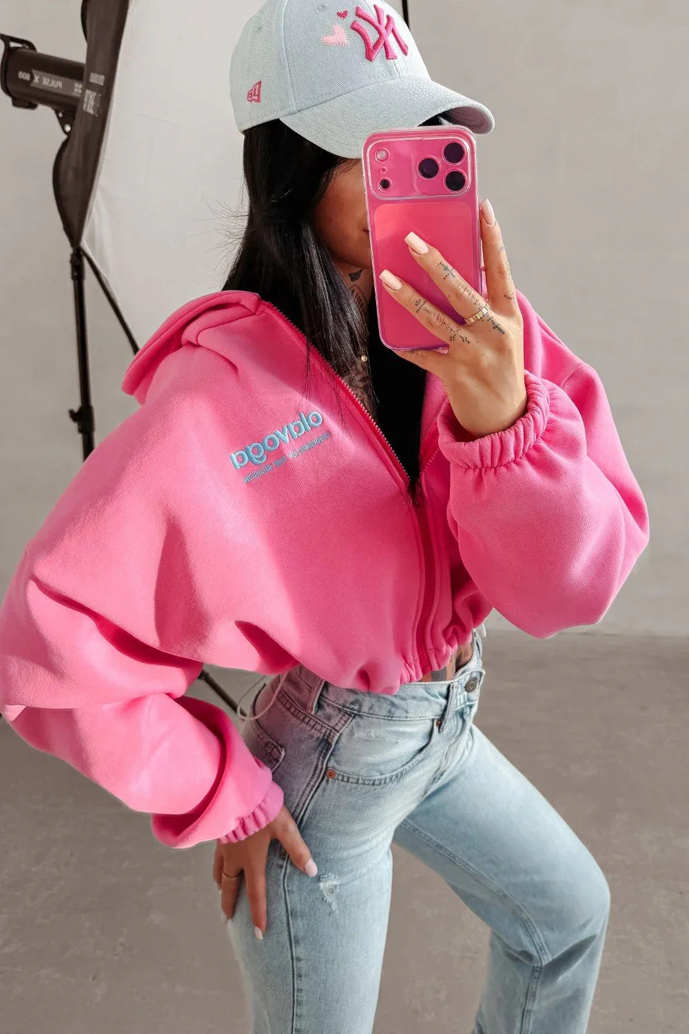Olavoga Tulip Zip-Sweatshirt