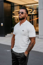 Olavoga T-Shirt mit Twist-Kragen