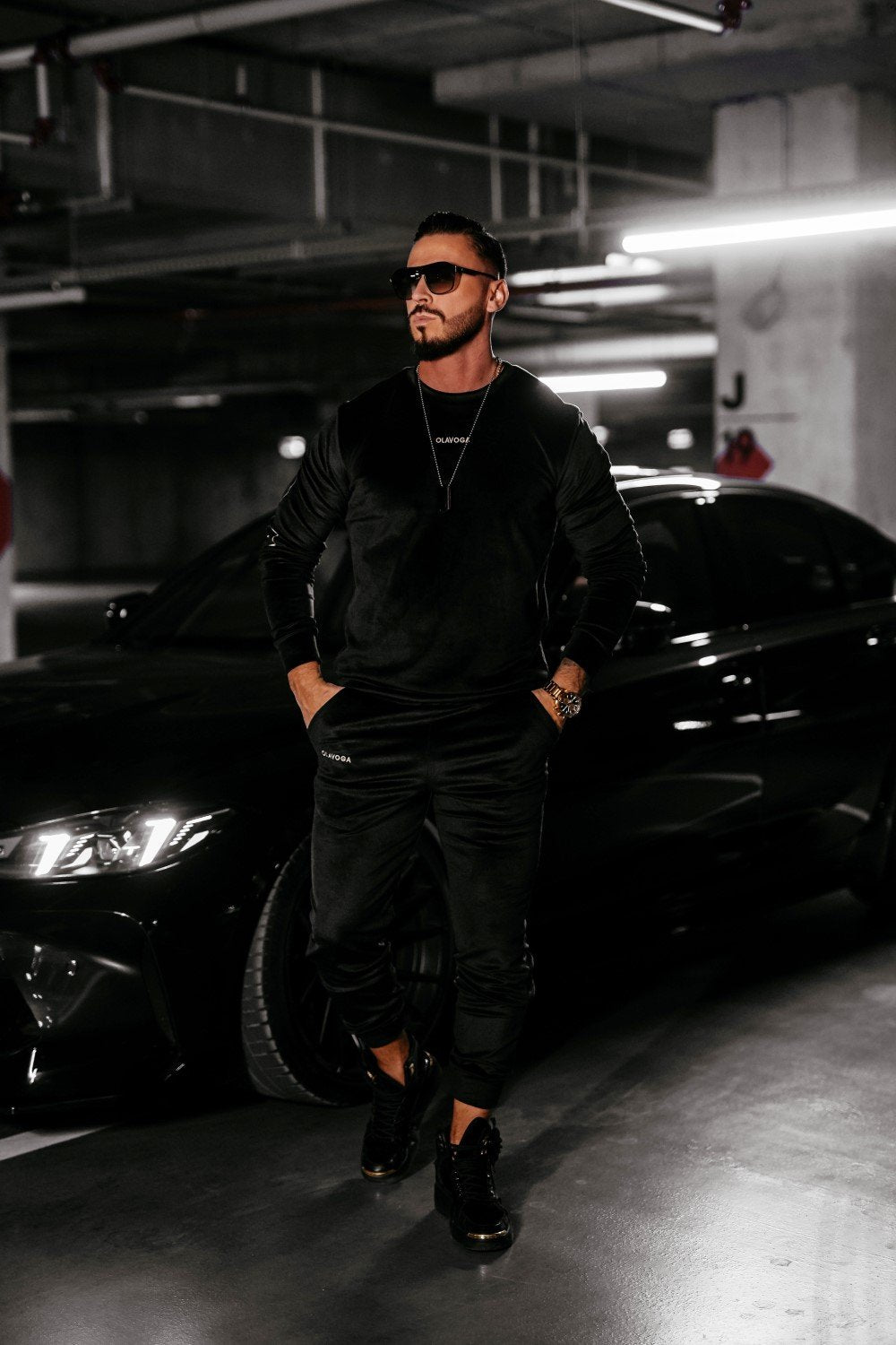 Olavoga Velvet Ash Men szett