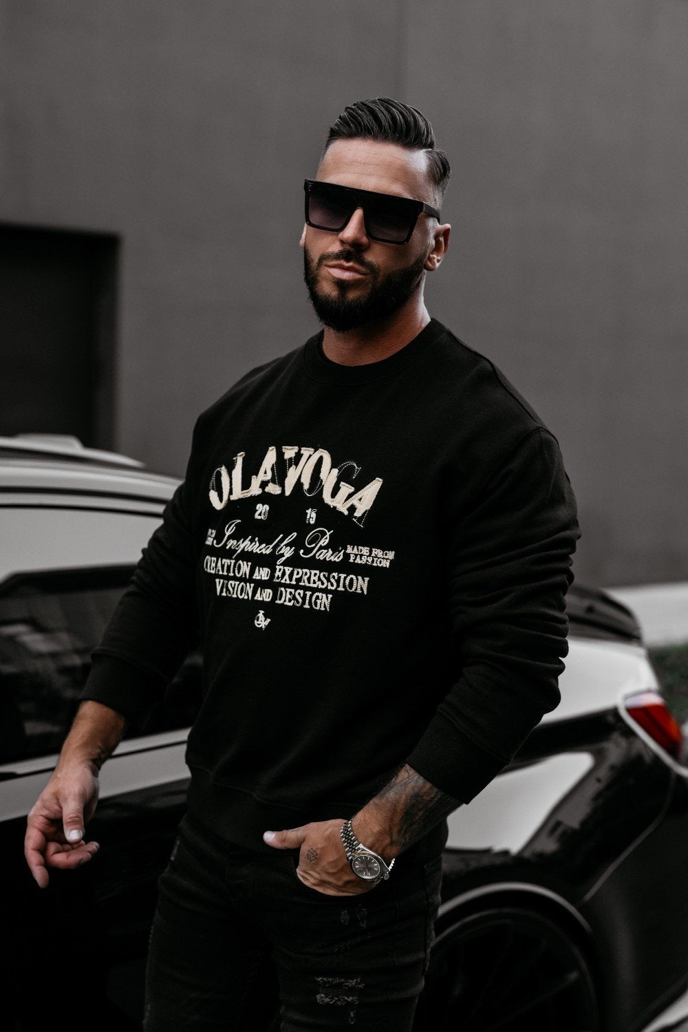 Olive VIROUS sweater