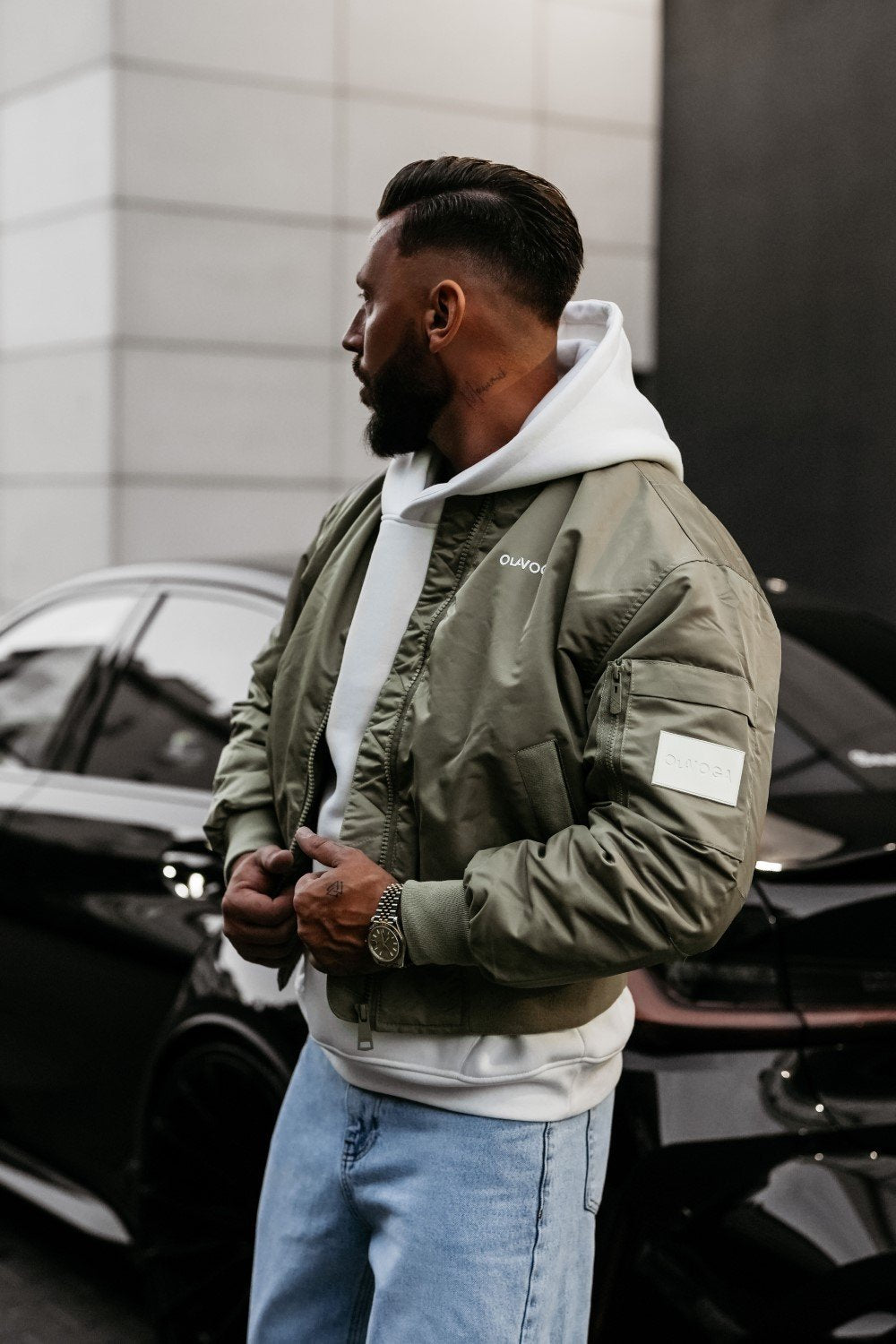 Olive WOOLY jacket